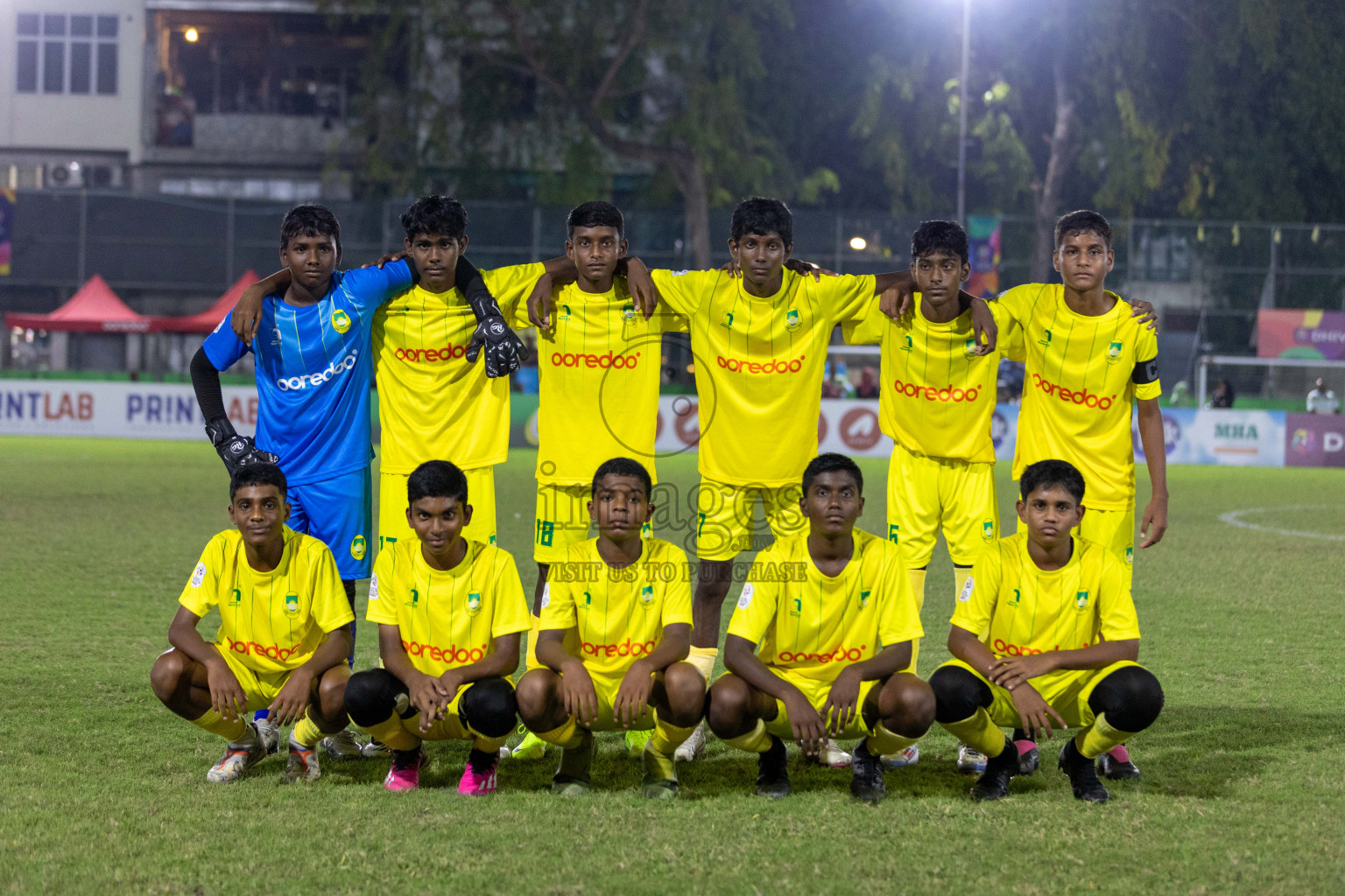 Maziya vs Hurriya (U14) in Day 4 of Dhivehi Youth League 2024 held at Henveiru Stadium on Thursday, 28th November 2024. Photos: Shuu Abdul Sattar/ Images.mv