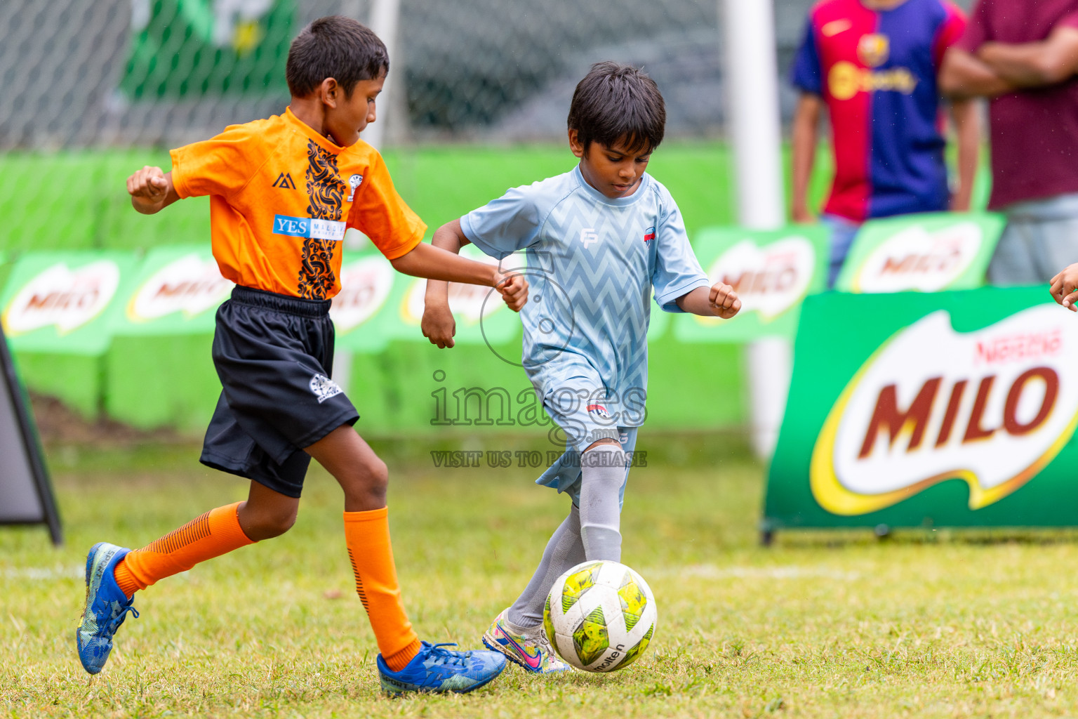 Day 3 of MILO SVAM Juniors 2025 (U-8) was held at Henveiru Stadium in Male', Maldives on Saturday, 28th June 2025. Photos: Ismail Thoriq / images.mv