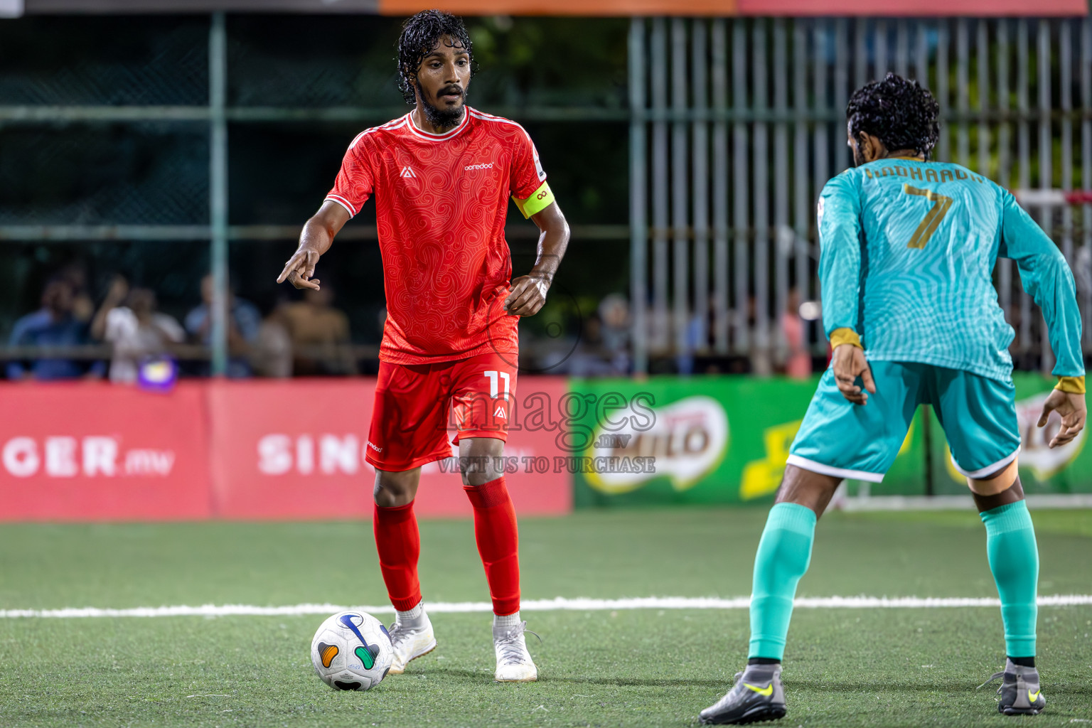 Maldivian vs Ooredoo in Club Maldives Cup 2024 held in Rehendi Futsal Ground, Hulhumale', Maldives on Thursday, 3rd October 2024.
Photos: Ismail Thoriq / images.mv