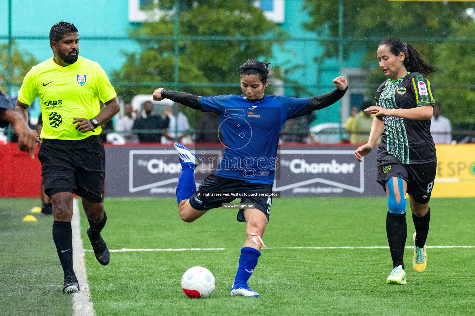 WAMCO vs Team Fenaka in Eighteen Thirty Women's Futsal Fiesta 2022 was held in Hulhumale', Maldives on Friday, 14th October 2022. Photos: Hassan Simah / images.mv