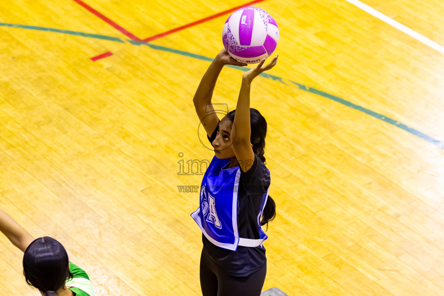 C Green Streets vs SC Shinning Star in Day 5 of 24th Milo Netball Association Championship held in Social Center at Male', Maldives on Friday, 5th September 2025. Photos: Nausham Waheed / images.mv