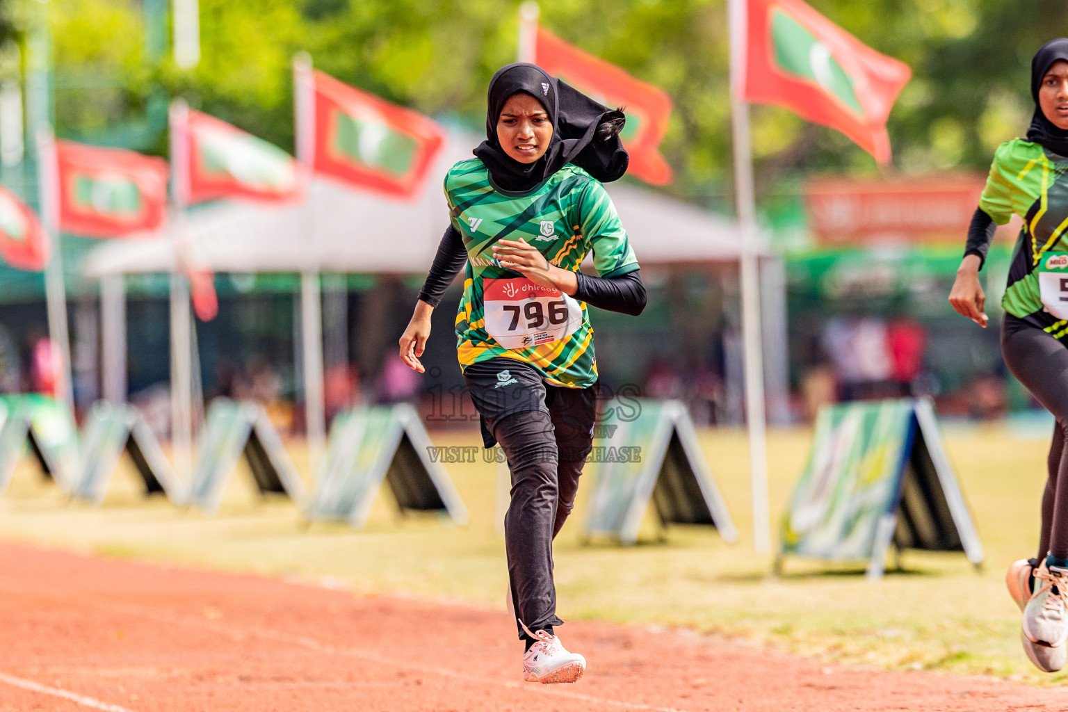 Day 4 of Inter-school Athletics Championship 2025 held in Ekuveni Synthetic Track, Male', Maldives on Thursday, 09th October 2025. Photos by: Areef Adam / Images.mv