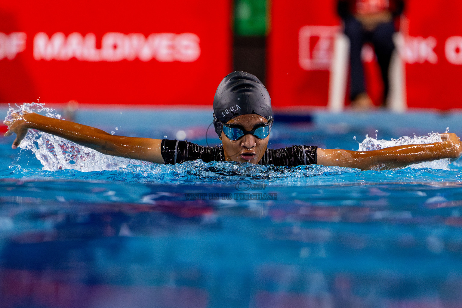 Day 2 of 20th Inter-school Swimming Competition 2024 held in Hulhumale', Maldives on Sunday, 13th October 2024. Photos: Nausham Waheed / images.mv