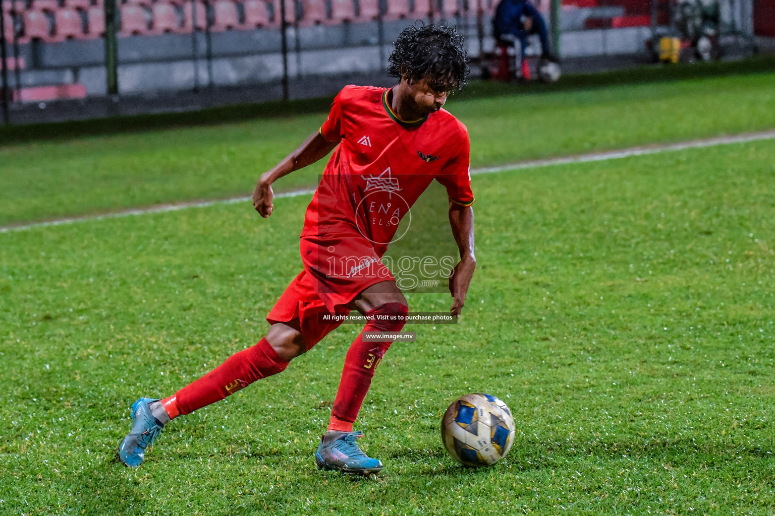 Da Grande vs Club Teenage in Dhivehi Premier League Qualification 22 on 24th Aug 2022, held in National Football Stadium, Male', Maldives Photos: Nausham Waheed / Images.mv