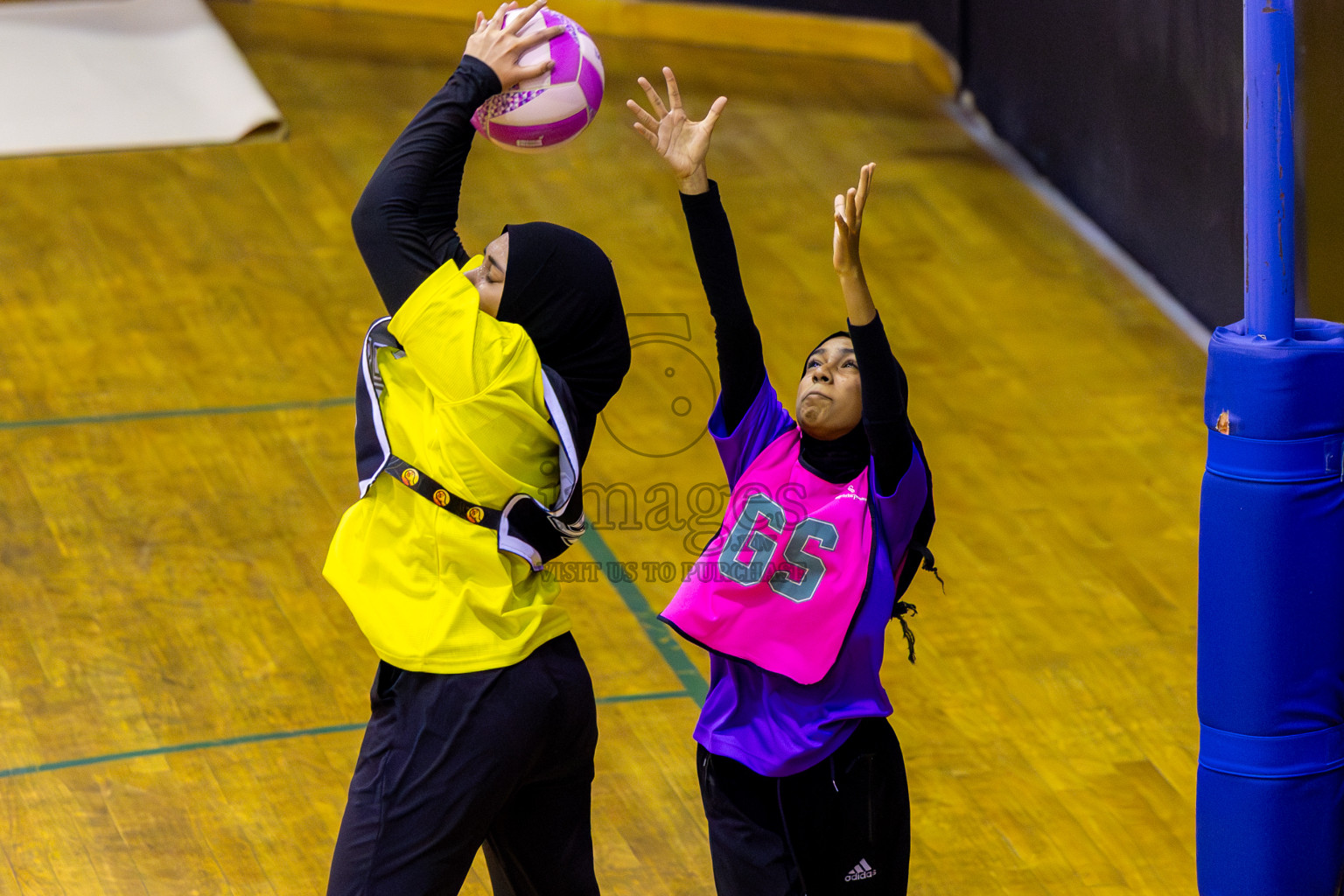 KYRC vs Invicto SC in Day 1 of 24th Milo Netball Association Championship held in Social Center at Male', Maldives on Monday, 1st September 2025. Photos: Nausham Waheed / images.mv