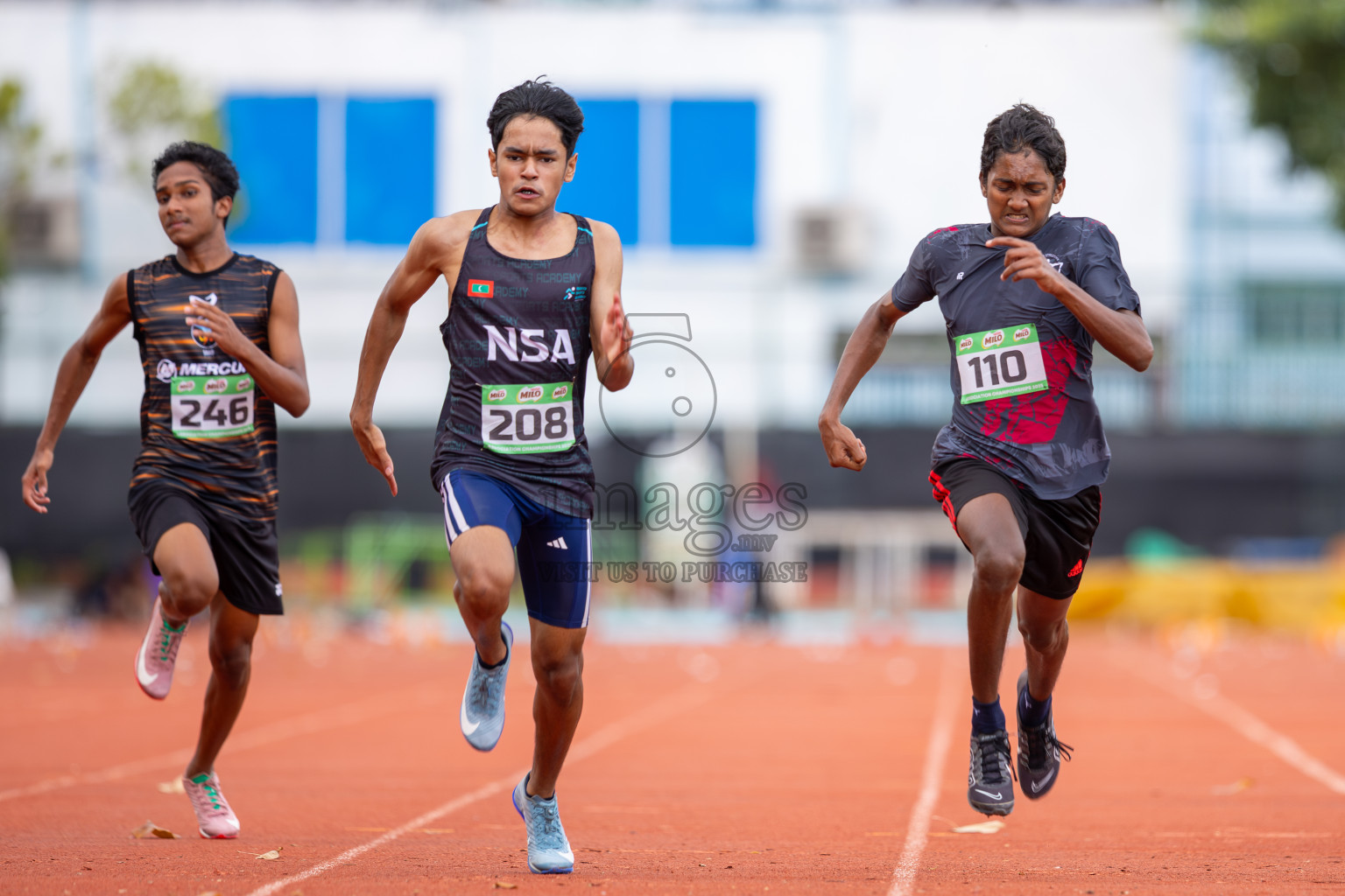 Day 3 of 12th Milo Association Championships was held in Ekuveni Track at Male', Maldives on Saturday, 26th April 2025. Photos: Ismail Thoriq / images.mv