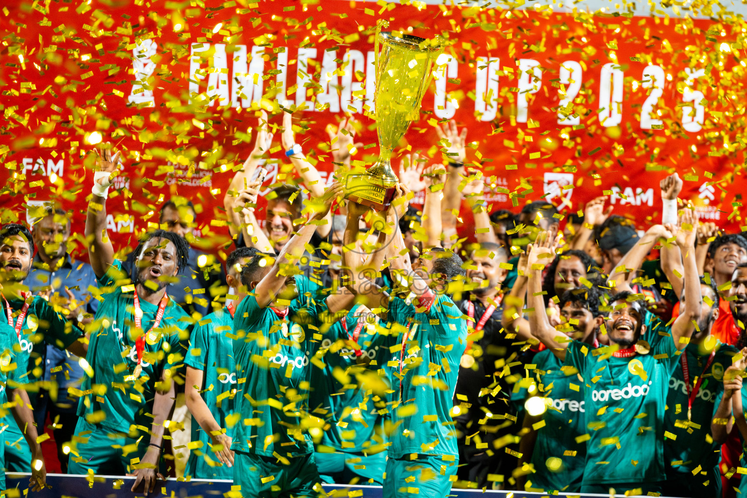 Odi Sports Club vs Maziya SR in the Final of FAM League Cup 2025 held at National Football Stadium, Male', Maldives on Wednesday, 28th May 2025.
Photos By: Ismail Thoriq / images.mv