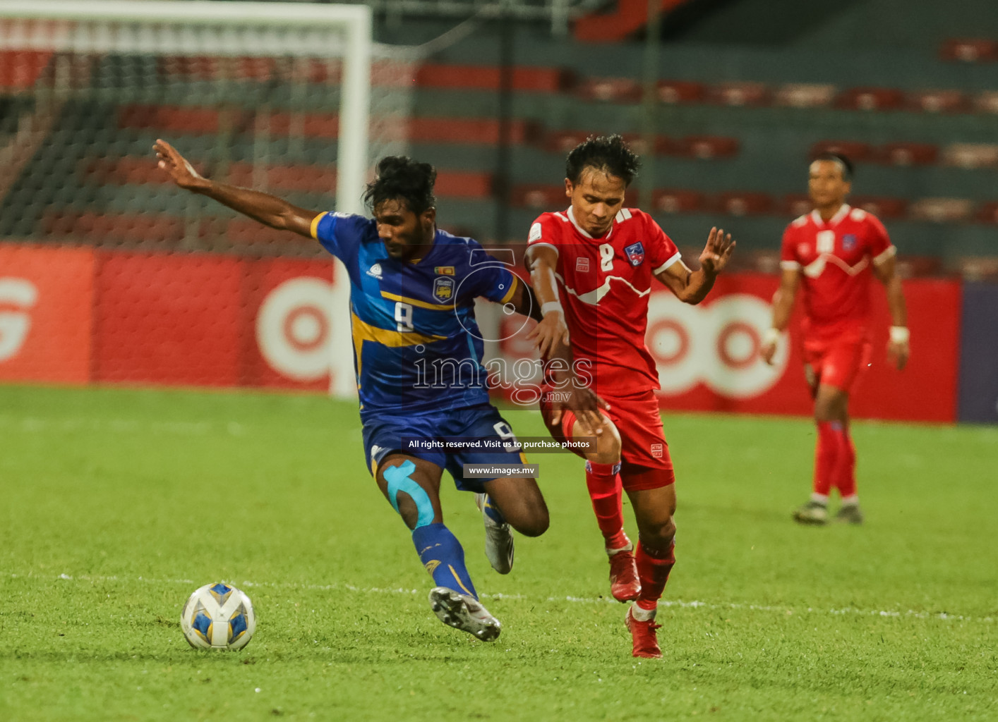 Nepal vs Sri Lanka in SAFF Championship 2021 held on 4th October 2021 in Galolhu National Stadium, Male', Maldives