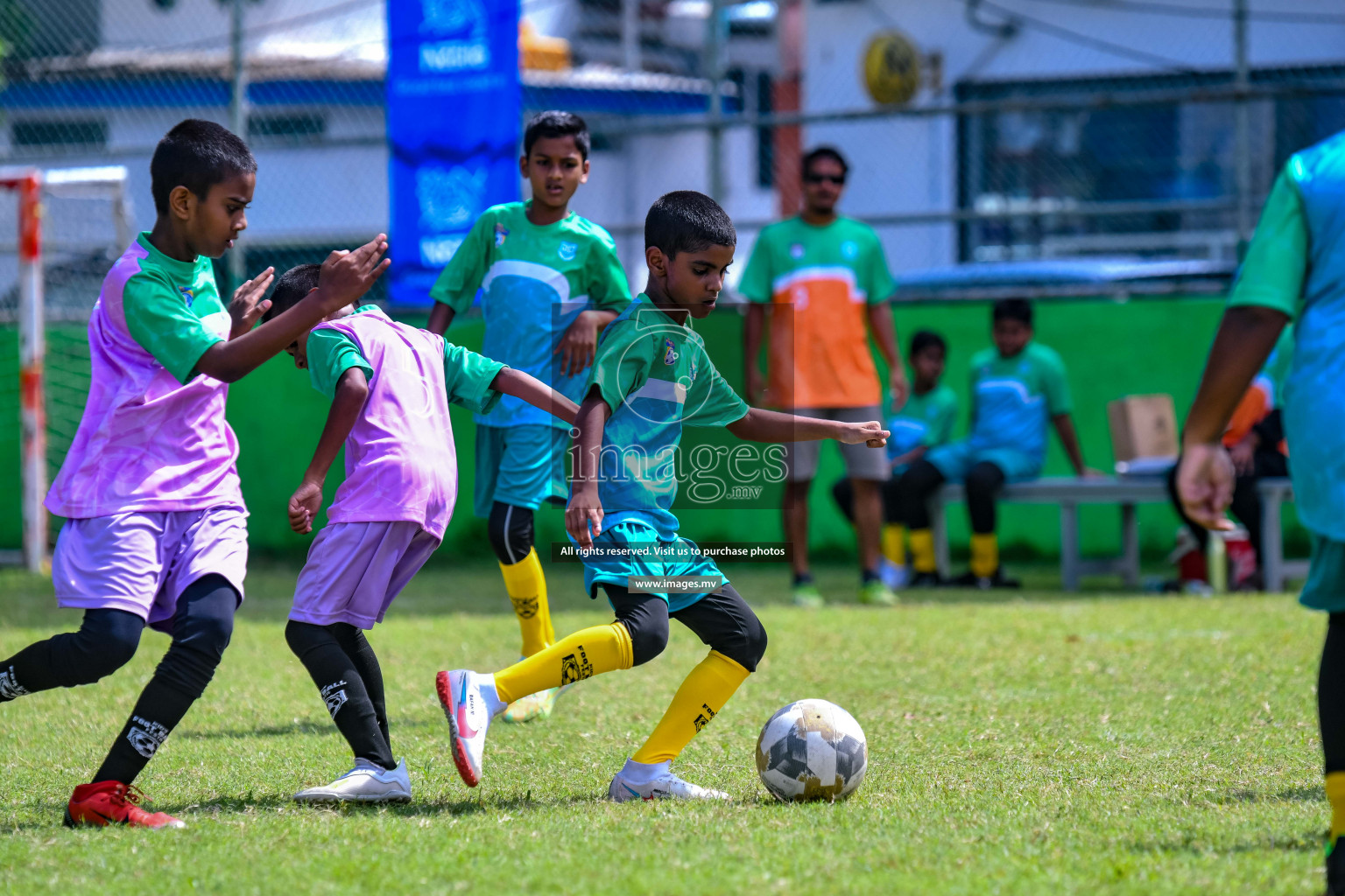 Day 1 of Milo Kids Football Fiesta 2022 was held in Male', Maldives on 19th October 2022. Photos: Nausham Waheed/ images.mv