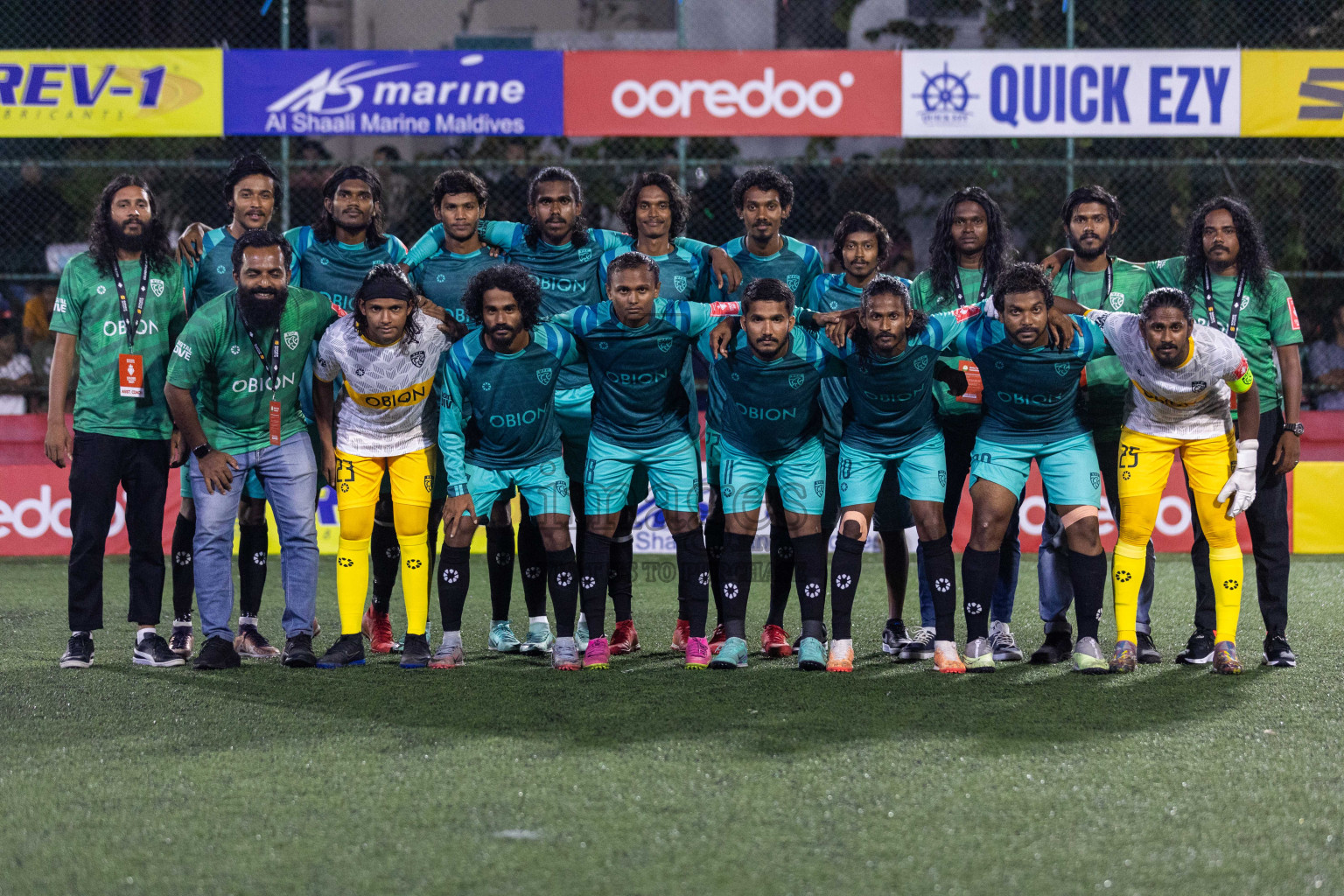 GDh Hoandedhdhoo vs GDh Vaadhoo in Day 17 of Golden Futsal Challenge 2024 was held on Wednesday, 31st January 2024, in Hulhumale', Maldives Photos: Nausham Waheed / images.mv