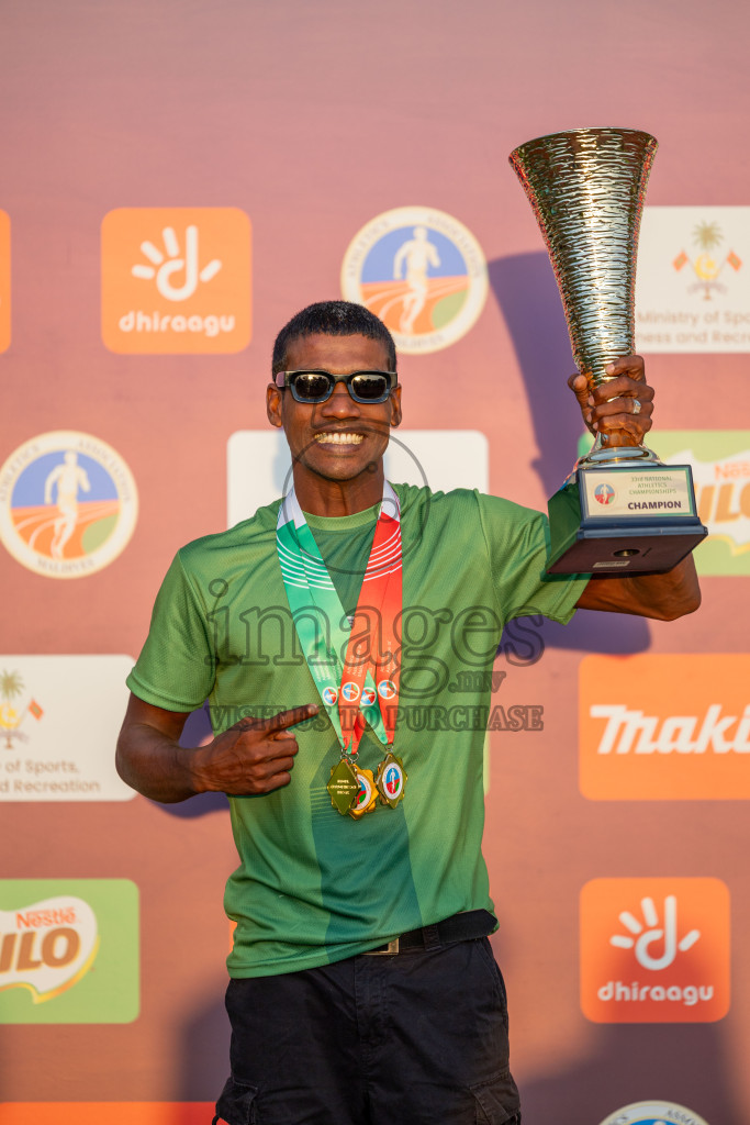 Day 3 of 33rd National Athletics Championship was held in Ekuveni Track at Male', Maldives on Saturday, 7th September 2024. Photos: Suaadh Abdul Sattar / images.mv