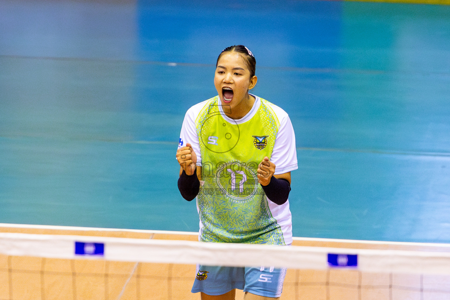 Police Club vs Club Wamco in the Final of Women's Division of VAM Cup 2025 held in Male', Maldives on Thursdsay, 17th April 2025 at Social Center Indoor Hall Photos By: Nausham Waheed / images.mv