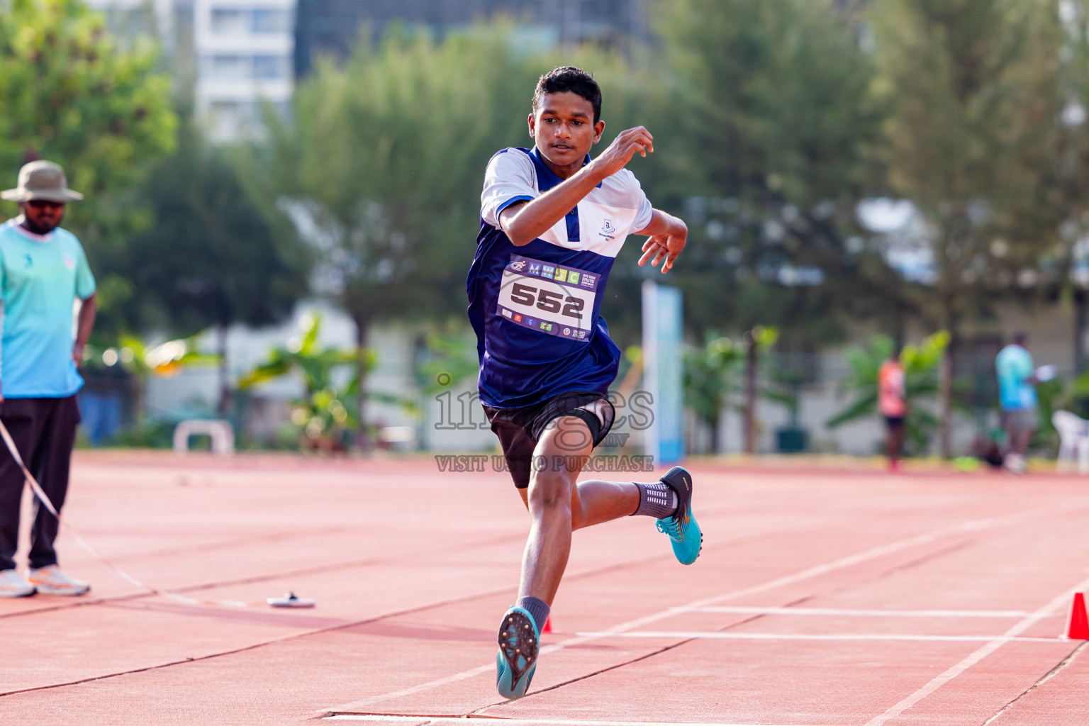 Day 3 of MWSC Interschool Athletics Championships 2024 held in Hulhumale Running Track, Hulhumale, Maldives on Monday, 11th November 2024. Photos by: Nausham Waheed / Images.mv