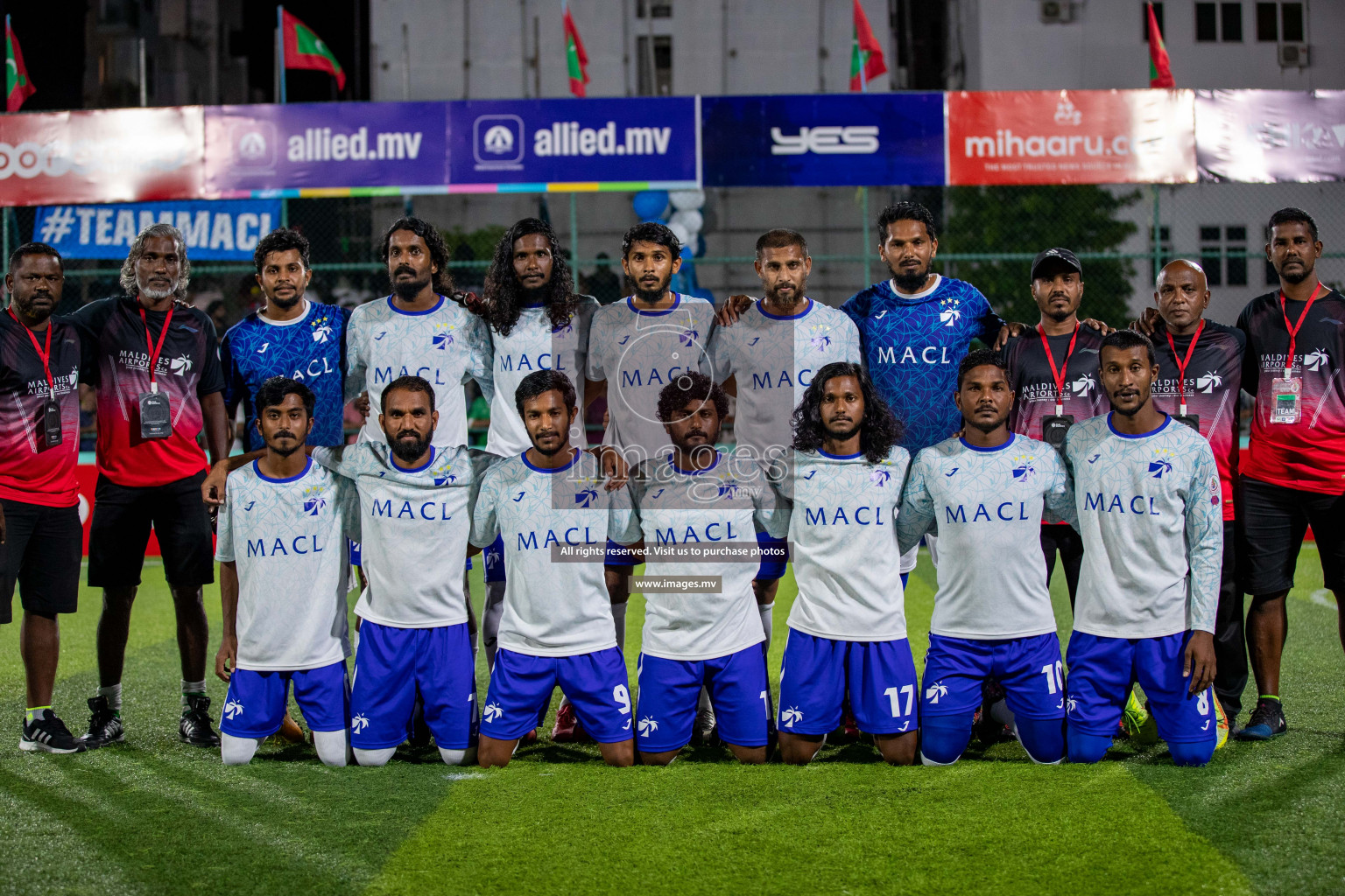 Prison Club vs MACL in the Quarter Finals of Club Maldives 2021 held at Hulhumale;, on 12th December 2021 Photos: Ismail Thoriq / images.mv