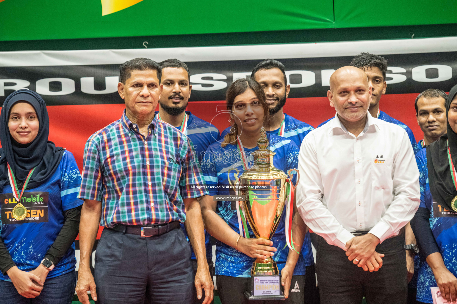 Final of Badminton association mixed group championship 2021 held in Male', Maldives Photos by Nausham Waheed