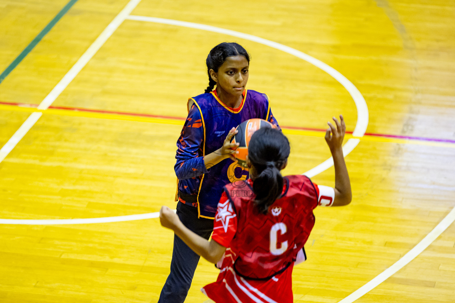 Day 6 of 25th Inter-School Netball Tournament was held in Social Center at Male', Maldives on Thursday, 15th August 2024. Photos: Nausham Waheed / images.mv