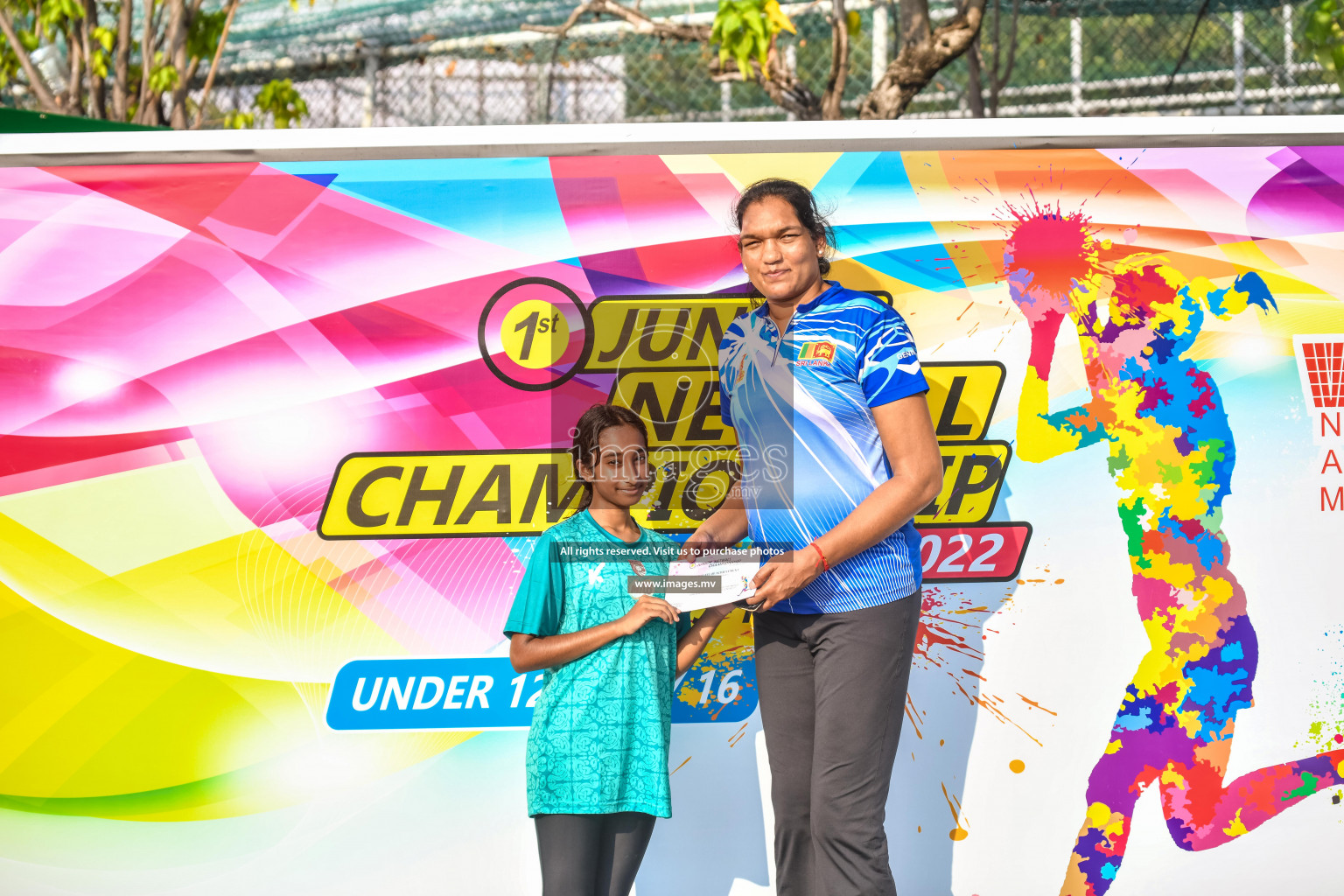 Day 11 of Junior Netball Championship 2022 held in Male', Maldives. Photos by Nausham Waheed