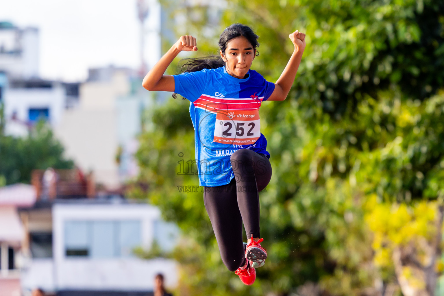 Day 2 of National Athletics Championship 2025 was held at Ekuveni Running Ground in Male', Maldives on Friday, 15th August 2025. Photos: Nausham Waheed  / images.mv
