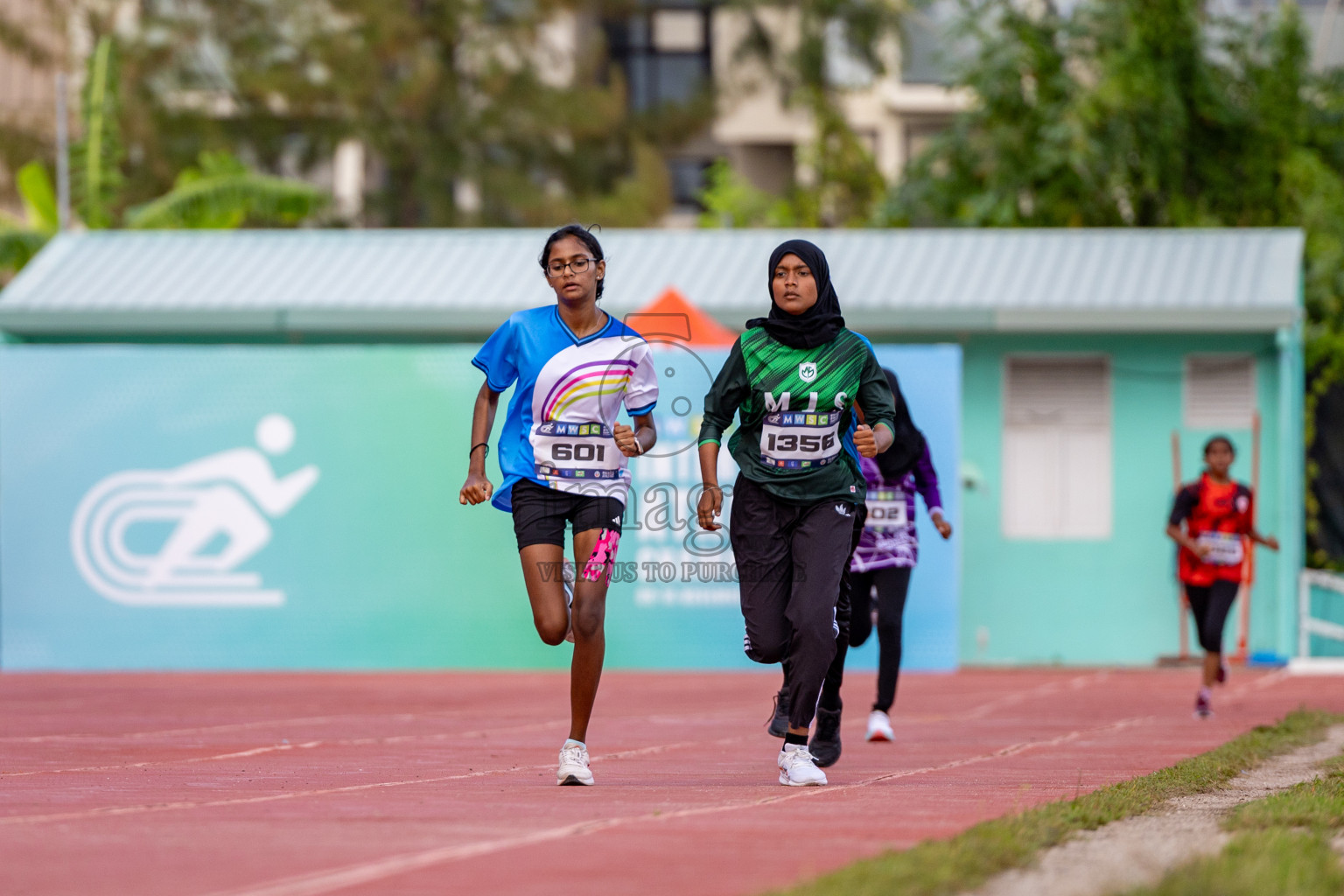 Day 2 of MWSC Interschool Athletics Championships 2024 held in Hulhumale Running Track, Hulhumale, Maldives on Sunday, 10th November 2024. 
Photos by: Hassan Simah / Images.mv