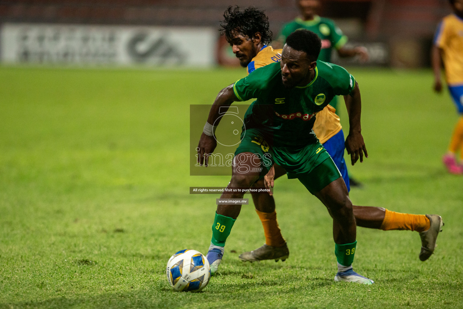 Maziya SRC vs Club Valencia in the Community Shield Match 2021/2022 on 15 December 2021 held in Male', Maldives. Photos: Hassan Simah / images.mv