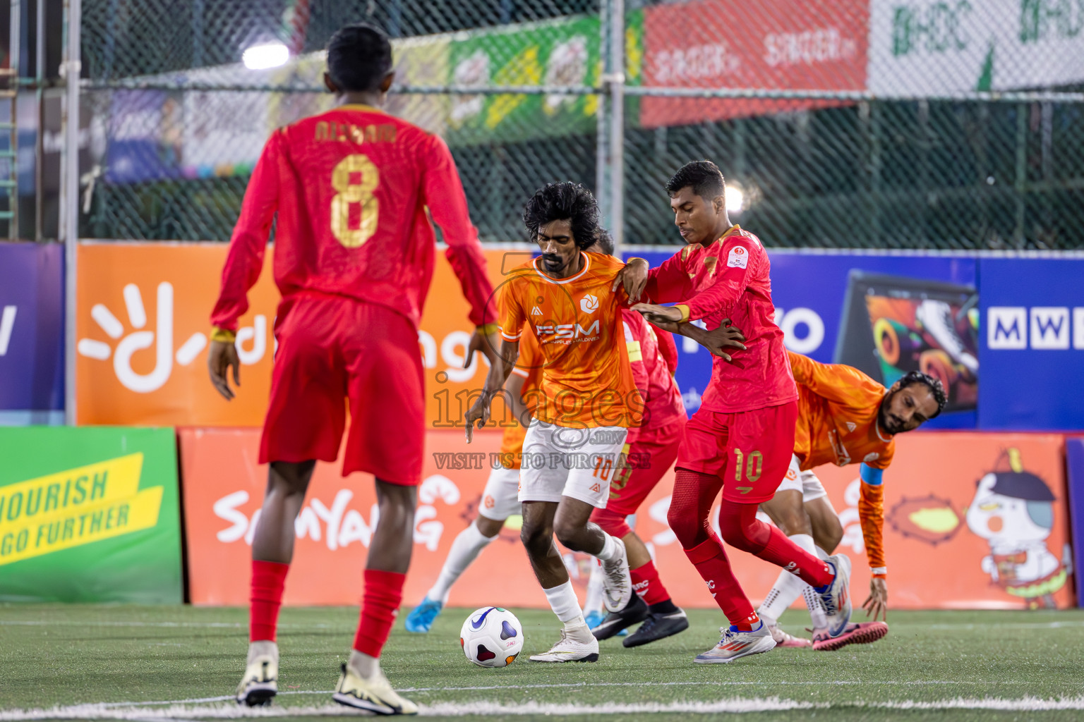 FSM vs Maldivian in Round of 16 of Club Maldives Cup 2024 held in Rehendi Futsal Ground, Hulhumale', Maldives on Monday, 7th October 2024. Photos: Ismail Thoriq / images.mv