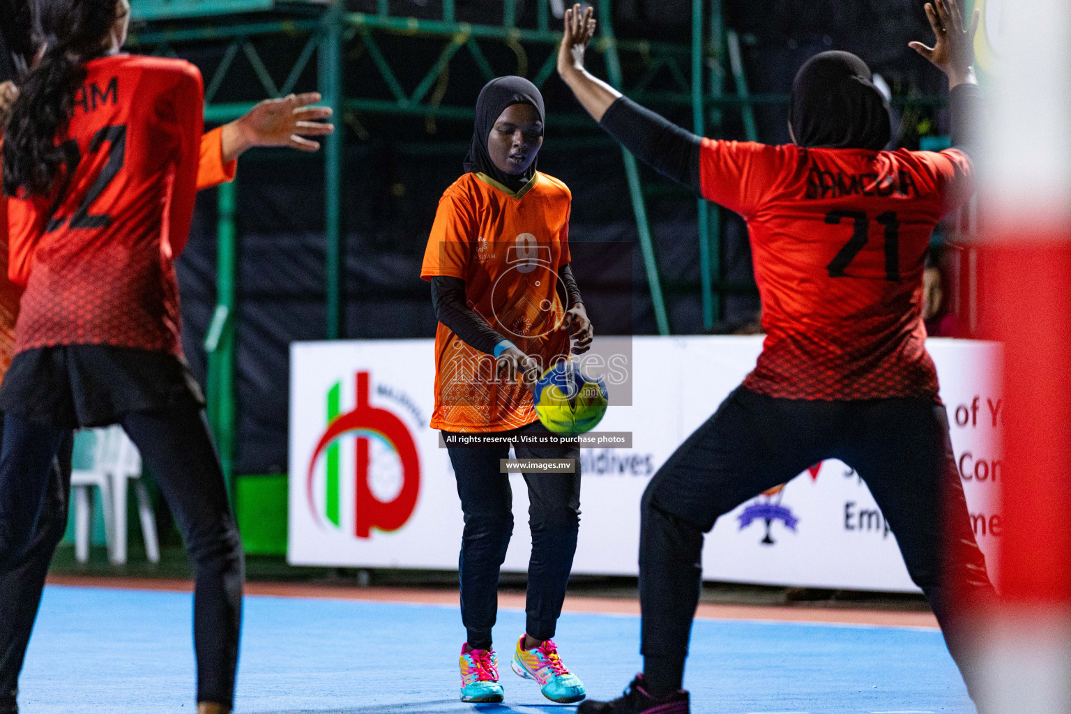 Day 2 of 7th Inter-Office/Company Handball Tournament 2023, held in Handball ground, Male', Maldives on Saturday, 17th September 2023 Photos: Nausham Waheed/ Images.mv