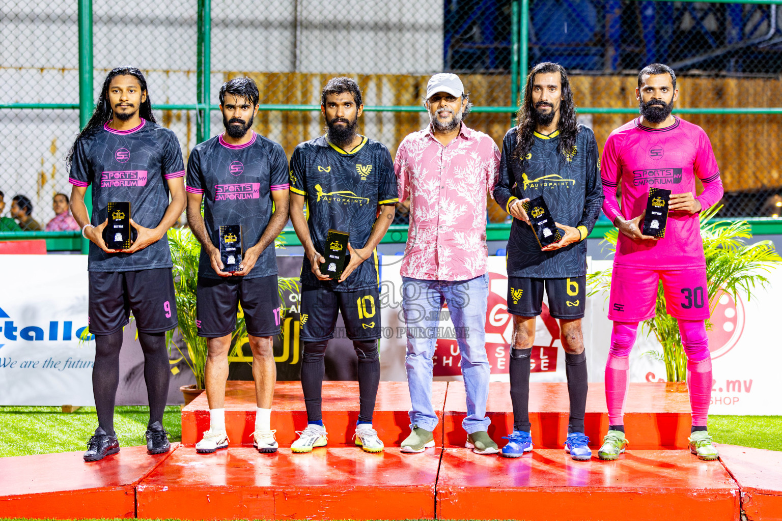 JJ Sports Club vs RDL in Finals of BG Futsal Challenge 2024 was held on Thursday , 4th April 2024, in Male', Maldives Photos: Nausham Waheed / images.mv