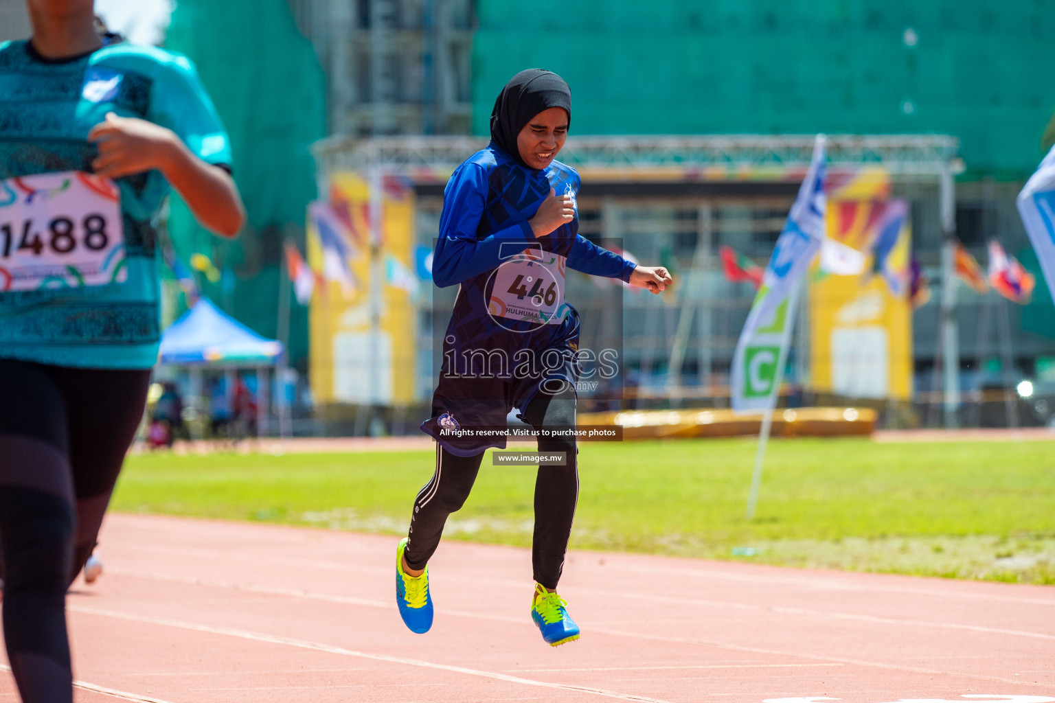 Day three of Inter School Athletics Championship 2023 was held at Hulhumale' Running Track at Hulhumale', Maldives on Tuesday, 16th May 2023. Photos: Nausham Waheed / images.mv