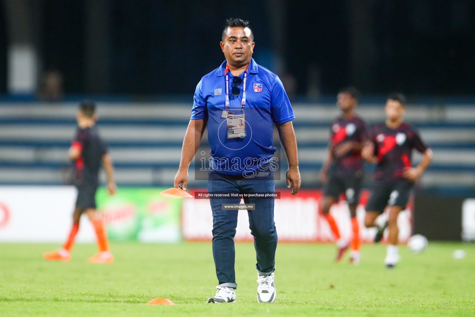 Nepal vs India in SAFF Championship 2023 held in Sree Kanteerava Stadium, Bengaluru, India, on Saturday, 24th June 2023. Photos: Hassan Simah / images.mv