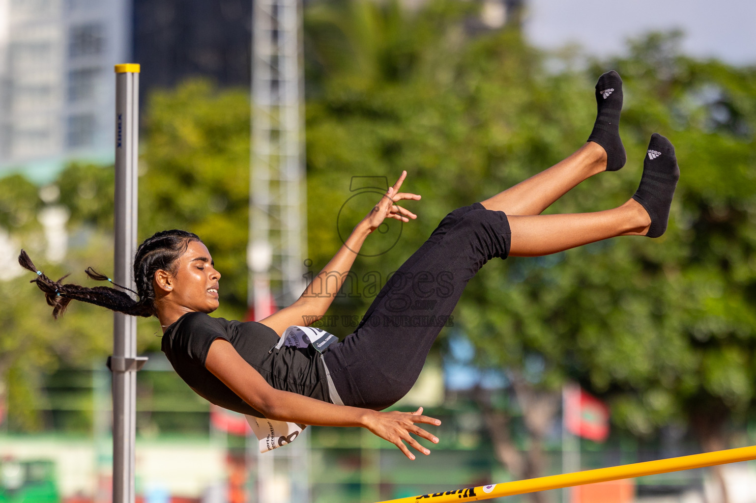 Day 1 of 33rd National Athletics Championship was held in Ekuveni Track at Male', Maldives on Thursday, 5th September 2024. Photos: Shuu Abdul Sattar / images.mv