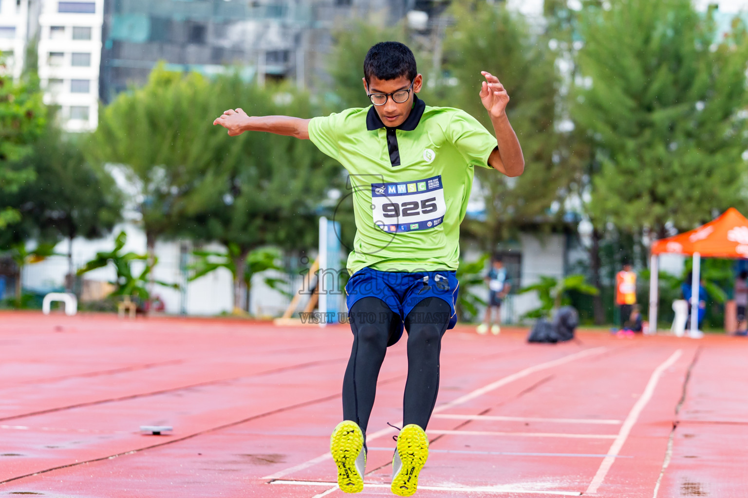 Day 3 of MWSC Interschool Athletics Championships 2024 held in Hulhumale Running Track, Hulhumale, Maldives on Monday, 11th November 2024. Photos by:  Nausham Waheed / Images.mv