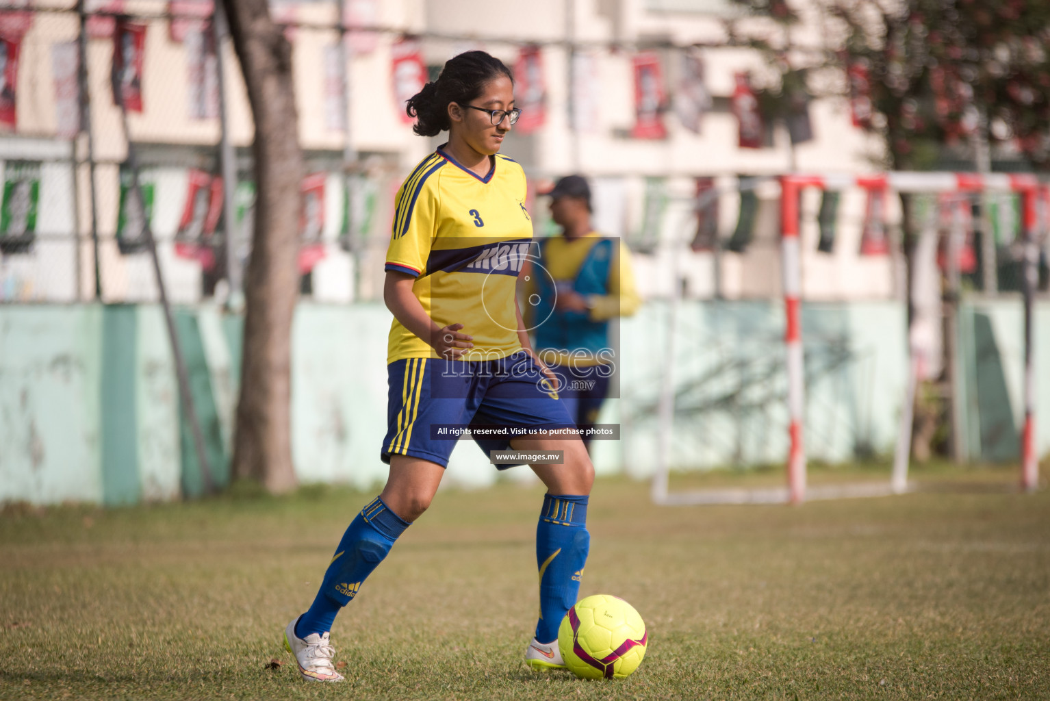 Friendly Match between Women Football's Academy vs Elizabeth Moir School held in Henveiru Stadium, Male' on 31st March 2019. (Photos: Ismail Thoriq / images.mv)