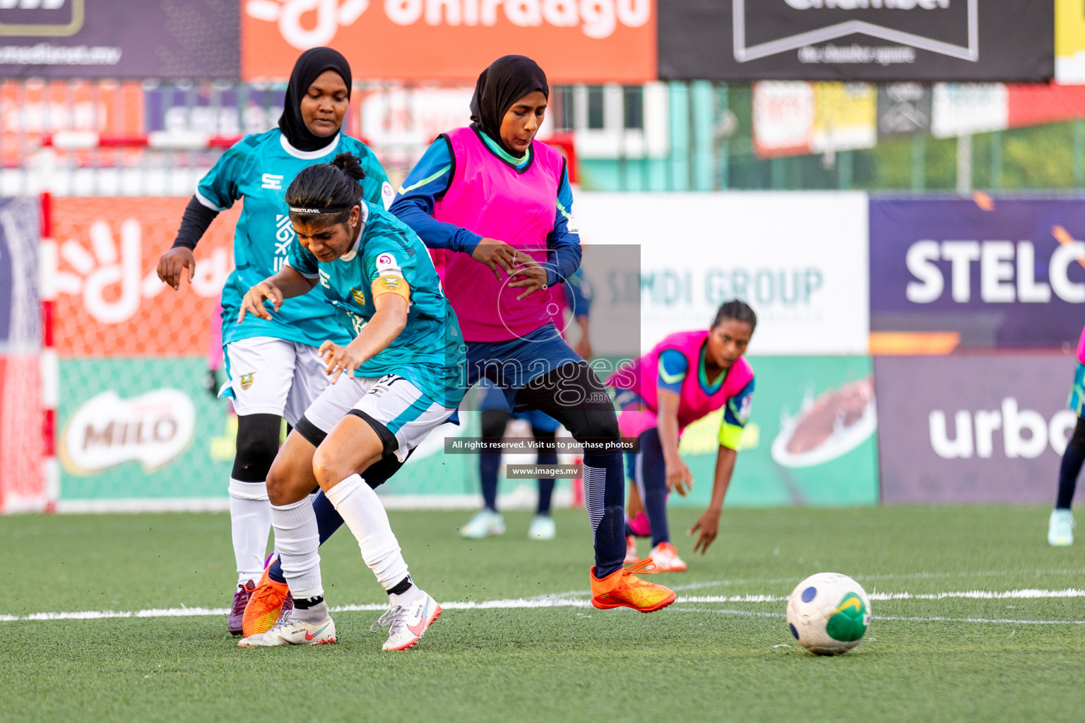 WAMCO vs MACL in 18/30 Futsal Fiesta Classic 2023 held in Hulhumale, Maldives, on Tuesday, 18th July 2023 Photos: Hassan Simah / images.mv