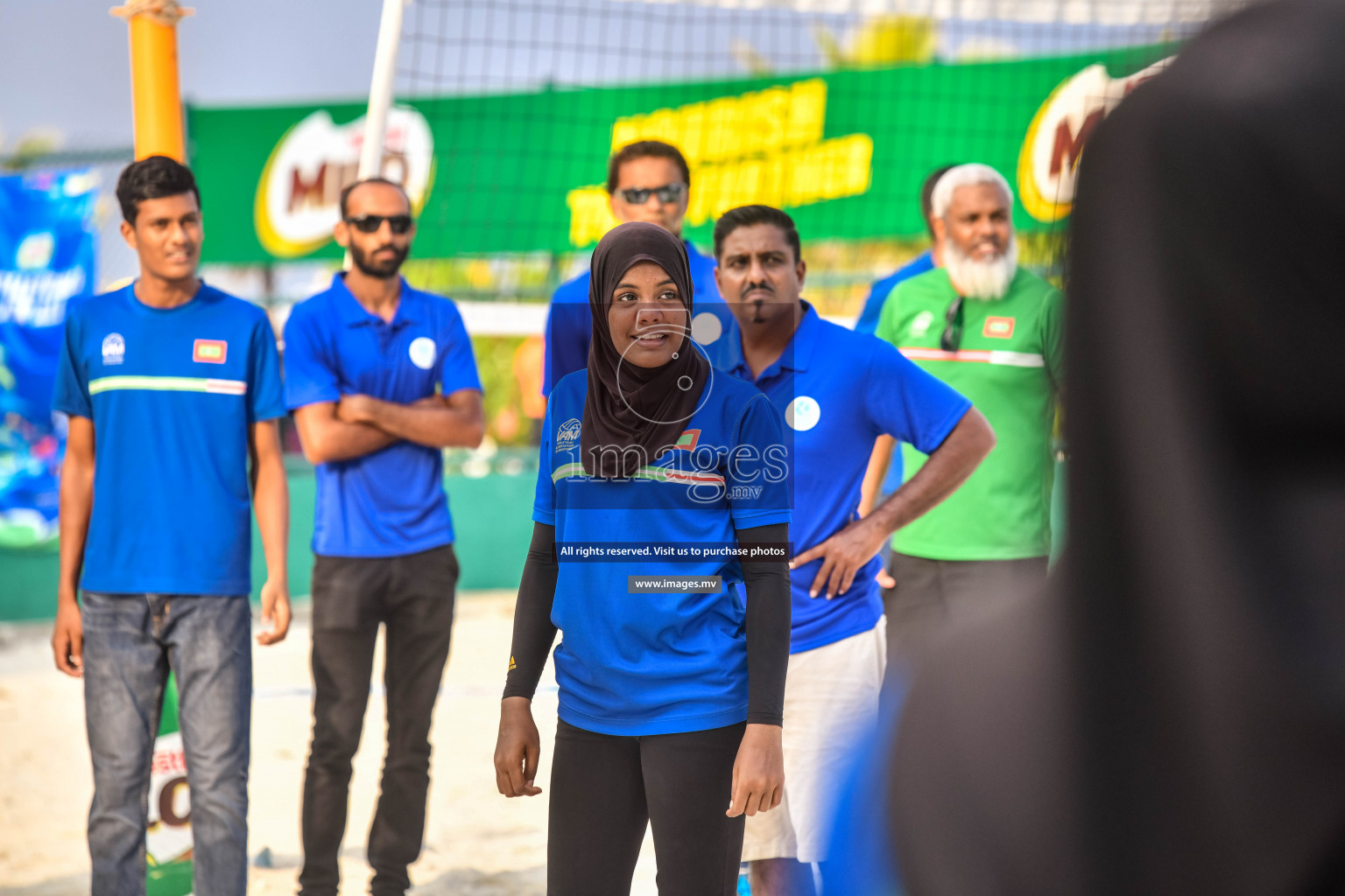 Vollyball players trainning session with Giba Photos by Nausham waheed