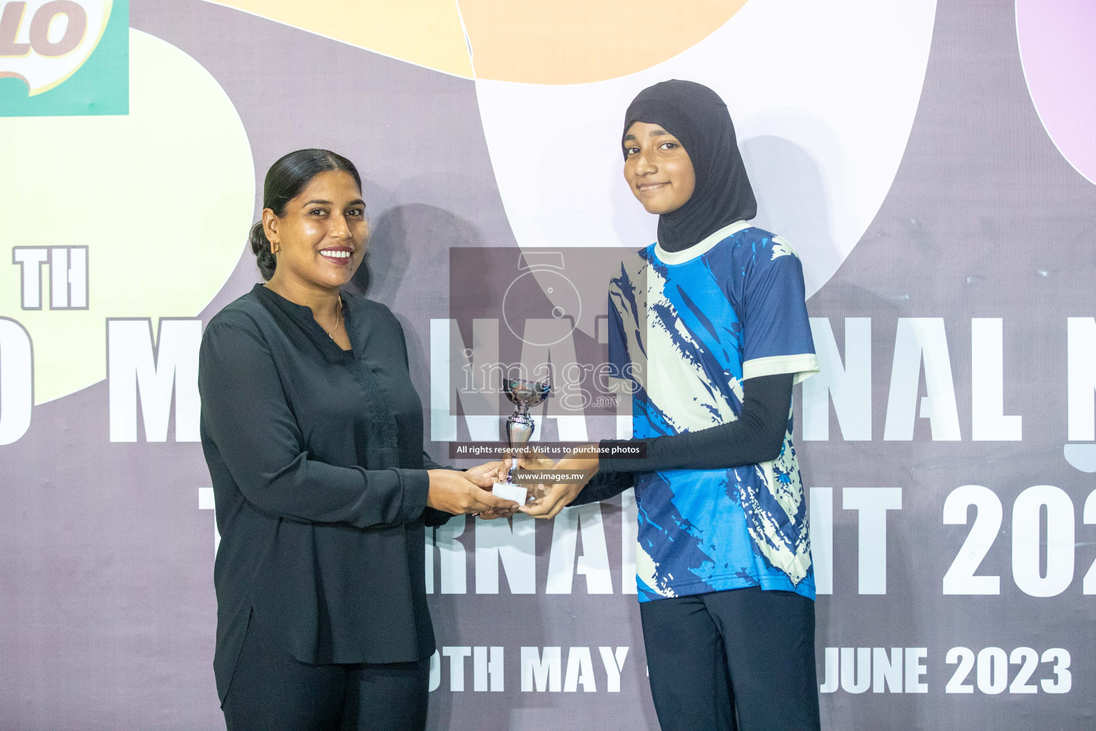 Day 4 of 20th Milo National Netball Tournament 2023, held in Synthetic Netball Court, Male', Maldives on 2nd  June 2023 Photos: Nausham Waheed/ Images.mv