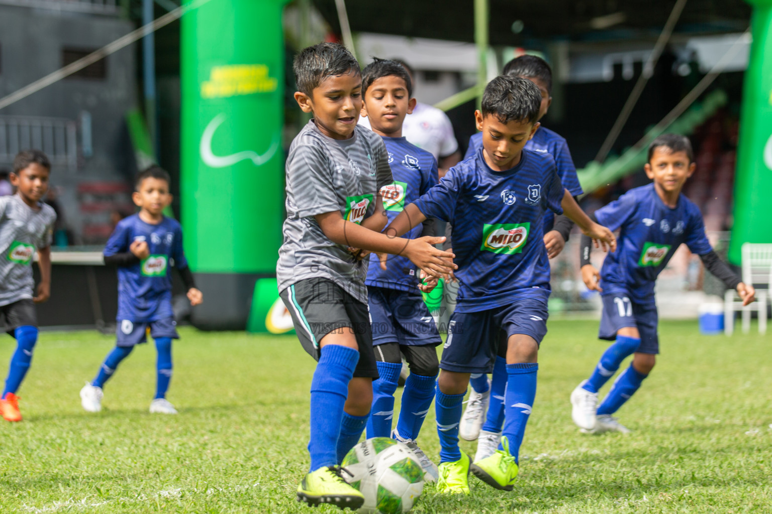 Day 2 of MILO Kids Football Fiesta was held at National Stadium in Male', Maldives on Saturday, 24th February 2024.