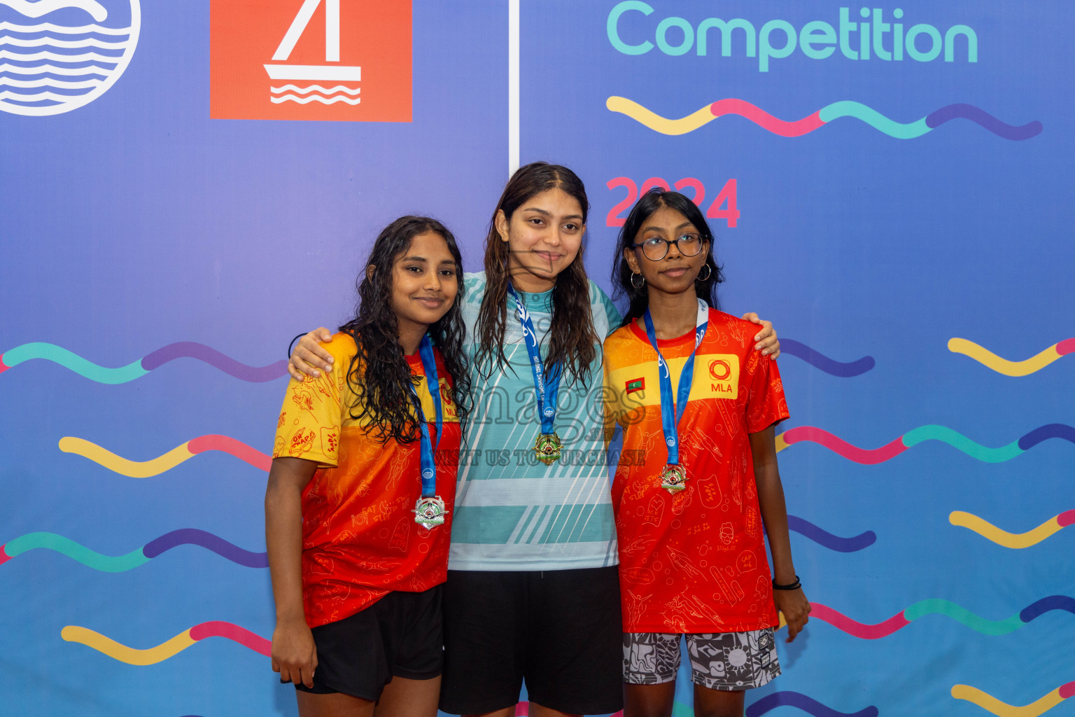 Day 6 of National Swimming Competition 2024 held in Hulhumale', Maldives on Wednesday, 18th December 2024. Photos: Mohamed Mahfooz Moosa / images.mv