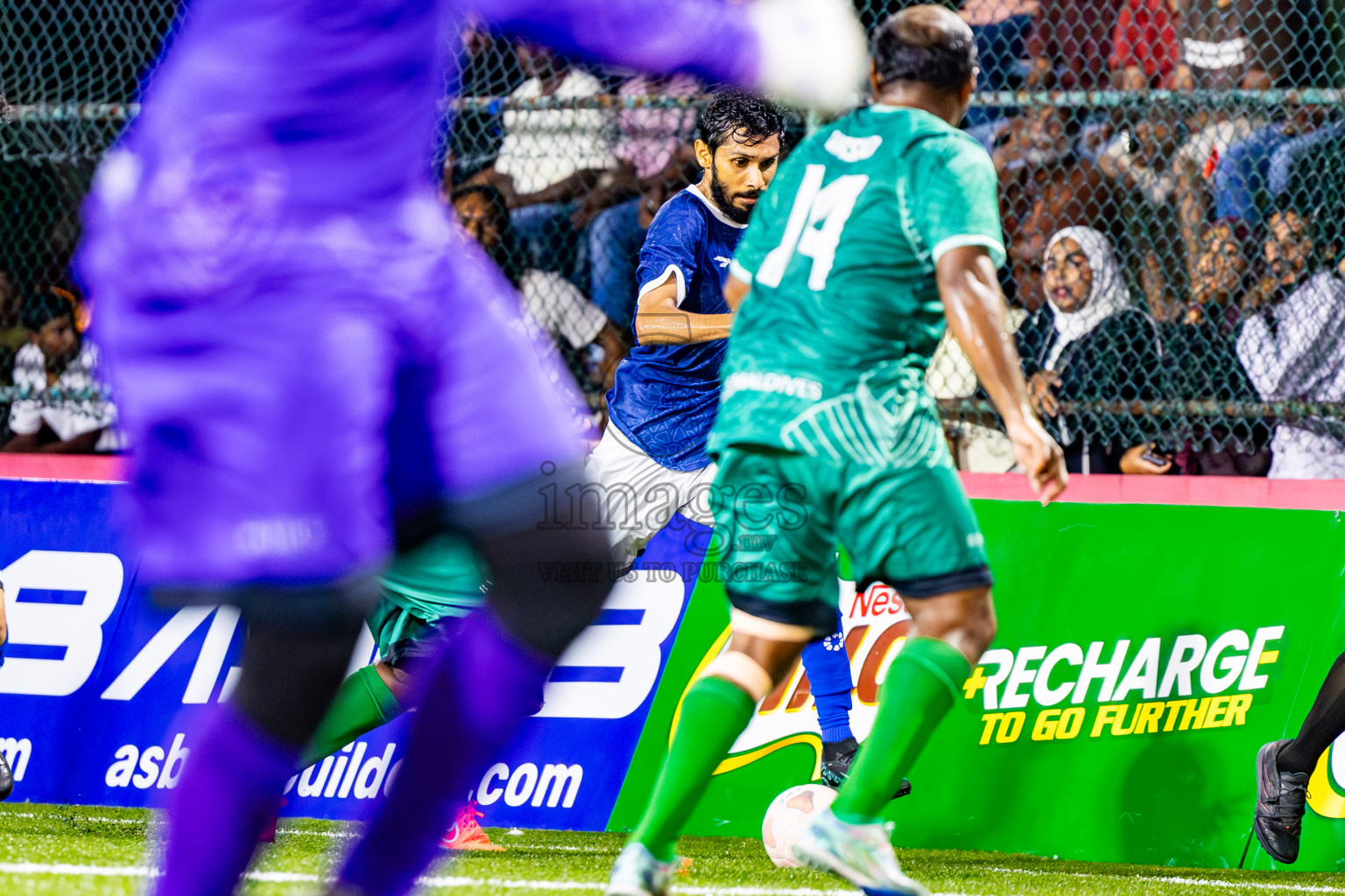 MACL vs Baros in Day 4 of Club Maldives Cup 2025 was held in Rehendi Futsal Ground, Hulhumale', Maldives on Thursday, 2nd October 2025. Photos: Nausham Waheed / images.mv