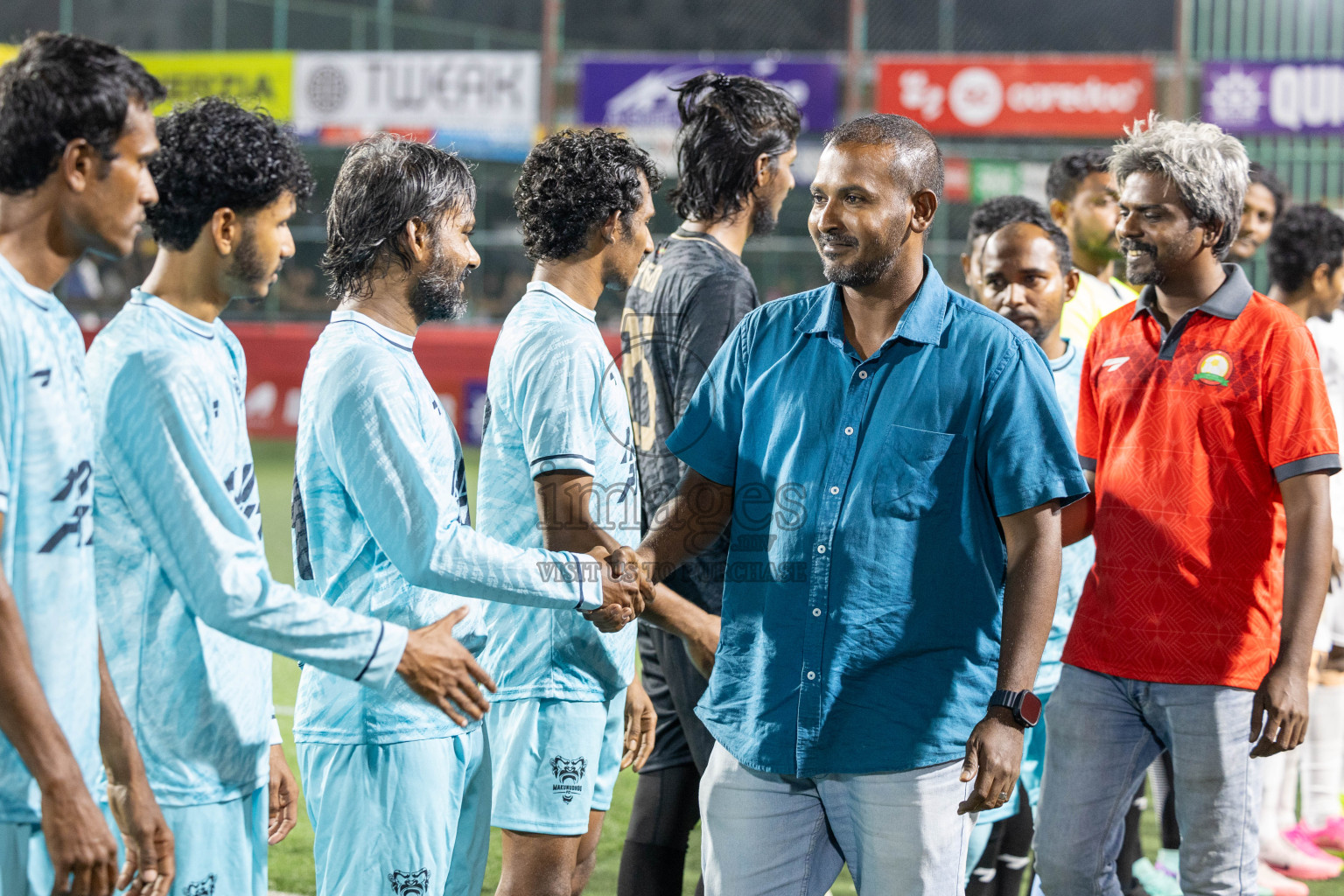 HDg Finey vs HDh Makunudhoo in Day 13 of Golden Futsal Challenge 2025 was held on Friday, 17th January 2025, in Hulhumale', Maldives 
Photos: Hassan Simah / images.mv