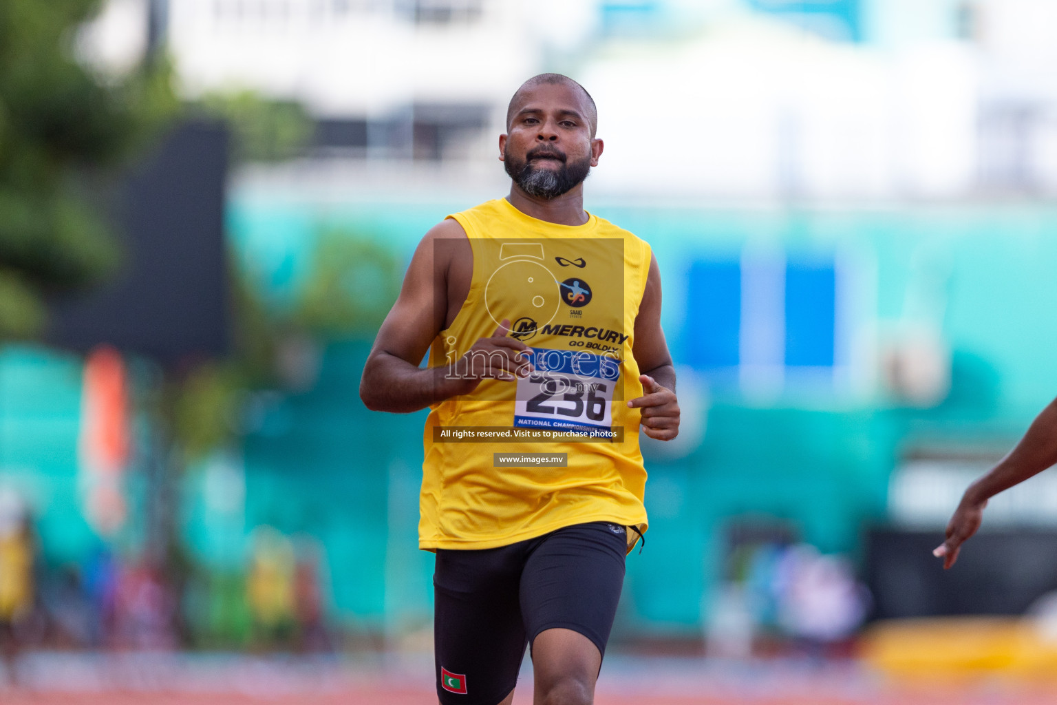 Day 1 of National Athletics Championship 2023 was held in Ekuveni Track at Male', Maldives on Thursday 23rd November 2023. Photos: Nausham Waheed / images.mv