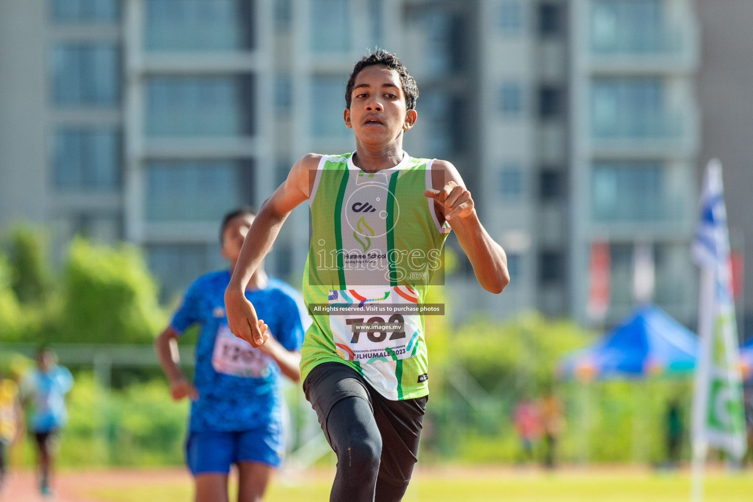 Day three of Inter School Athletics Championship 2023 was held at Hulhumale' Running Track at Hulhumale', Maldives on Tuesday, 16th May 2023. Photos: Nausham Waheed / images.mv