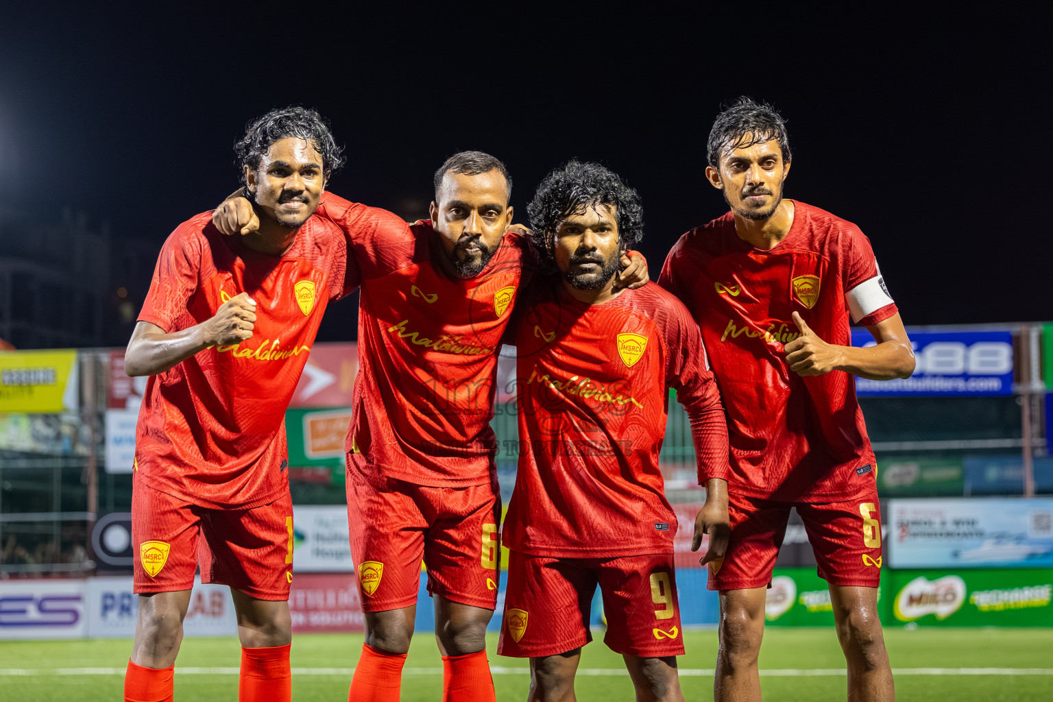 Maldivian RC vs Dhiraagu in Day 13 of Club Maldives Cup 2025 was held in Rehendhi Futsal Ground, Hulhumale', Maldives on Monday, 13th October 2025. 
Photos: Mohamed Mahfooz Moosa / images.mv