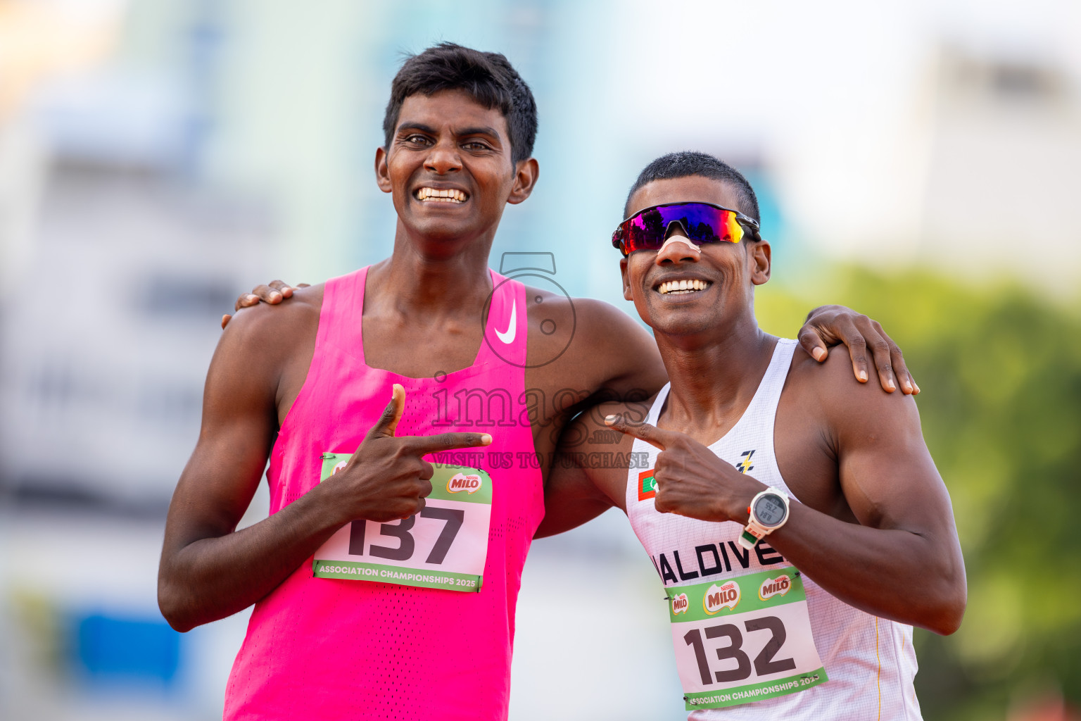 Day 3 of 12th Milo Association Championships was held in Ekuveni Track at Male', Maldives on Saturday, 26th April 2025. Photos: Ismail Thoriq / images.mv