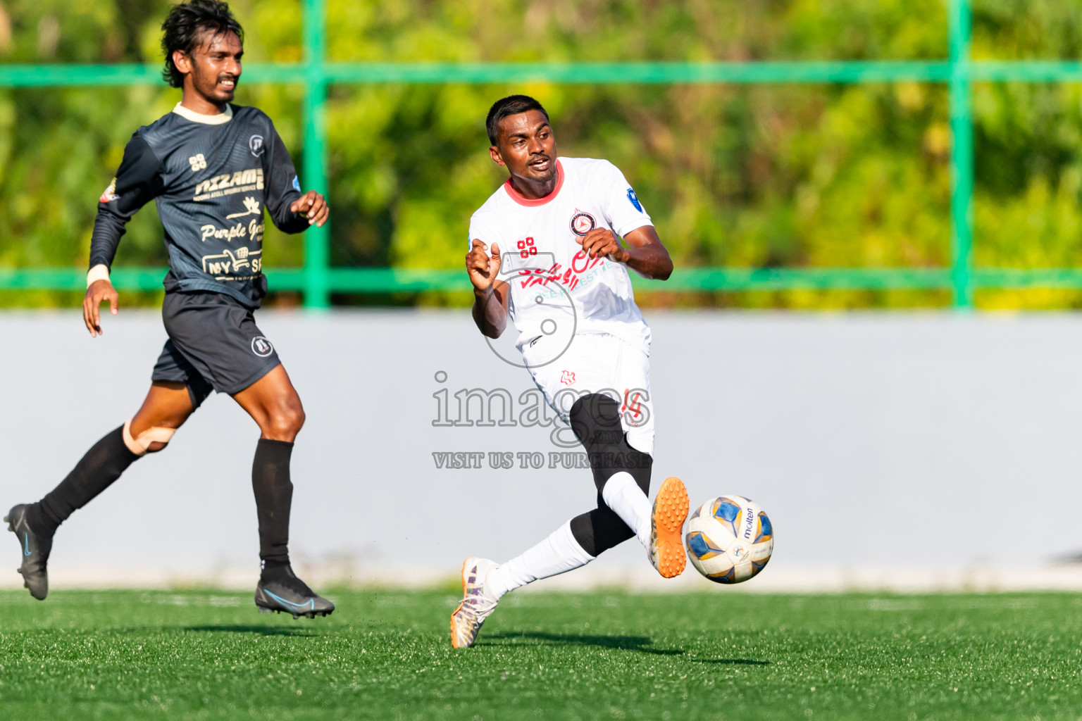 Furious FC vs JT Sports from Manadhoo Council Cup 2024 in N Manadhoo Maldives on Saturday, 24th February 2023. Photos: Nausham Waheed / images.mv