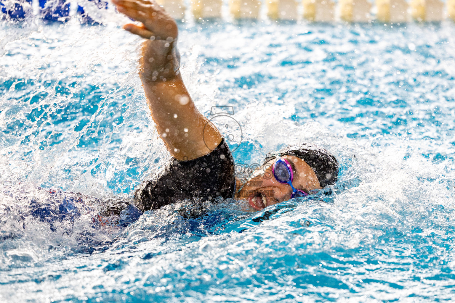 Day 6 of National Swimming Competition 2024 held in Hulhumale', Maldives on Wednesday, 18th December 2024. 
Photos: Hassan Simah / images.mv