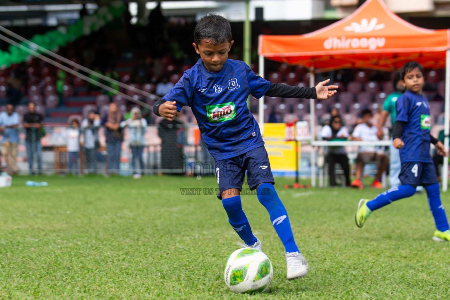 Day 2 of MILO Kids Football Fiesta was held at National Stadium in Male', Maldives on Saturday, 24th February 2024.