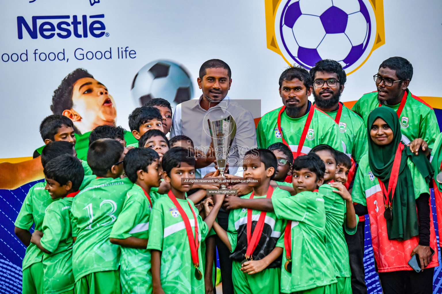 Day 4 of Milo Kids Football Fiesta 2022 was held in Male', Maldives on 22nd October 2022. Photos: Nausham Waheed / images.mv