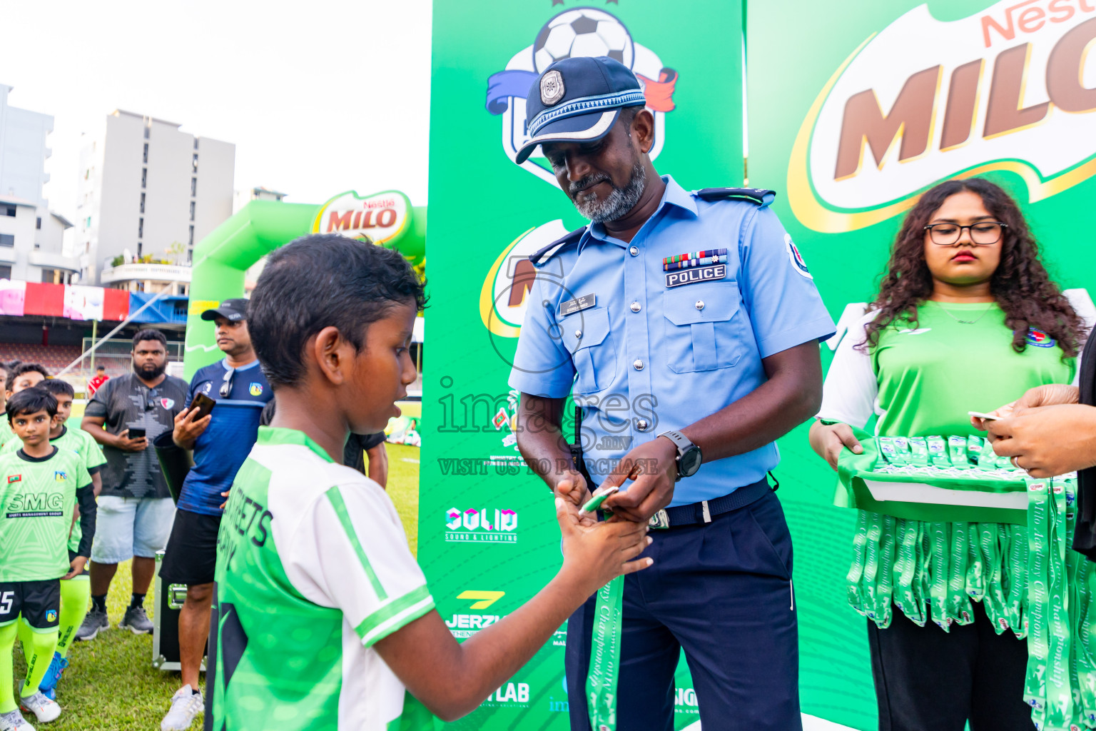 Day 2 of Under 10 MILO Academy Championship 2024 was held at National Stadium in Male', Maldives on Saturday, 27th April 2024. Photos: Nausham Waheed / images.mv