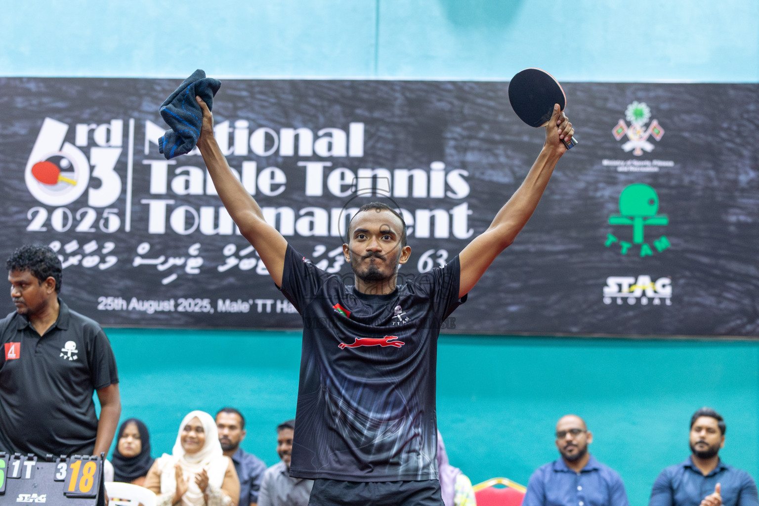 Day 6 of BML 63rd National Table Tennis Tournament 2025 was held on Saturday, 30th August 2025 in Male' TT Hall, Male', Maldives.
Photos: Ismail Thoriq / images.mv