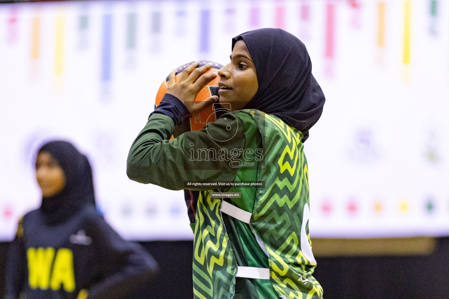 24th Interschool Netball Tournament 2023 was held in Social Center, Male', Maldives on 27th October 2023. Photos: Nausham Waheed / images.mv